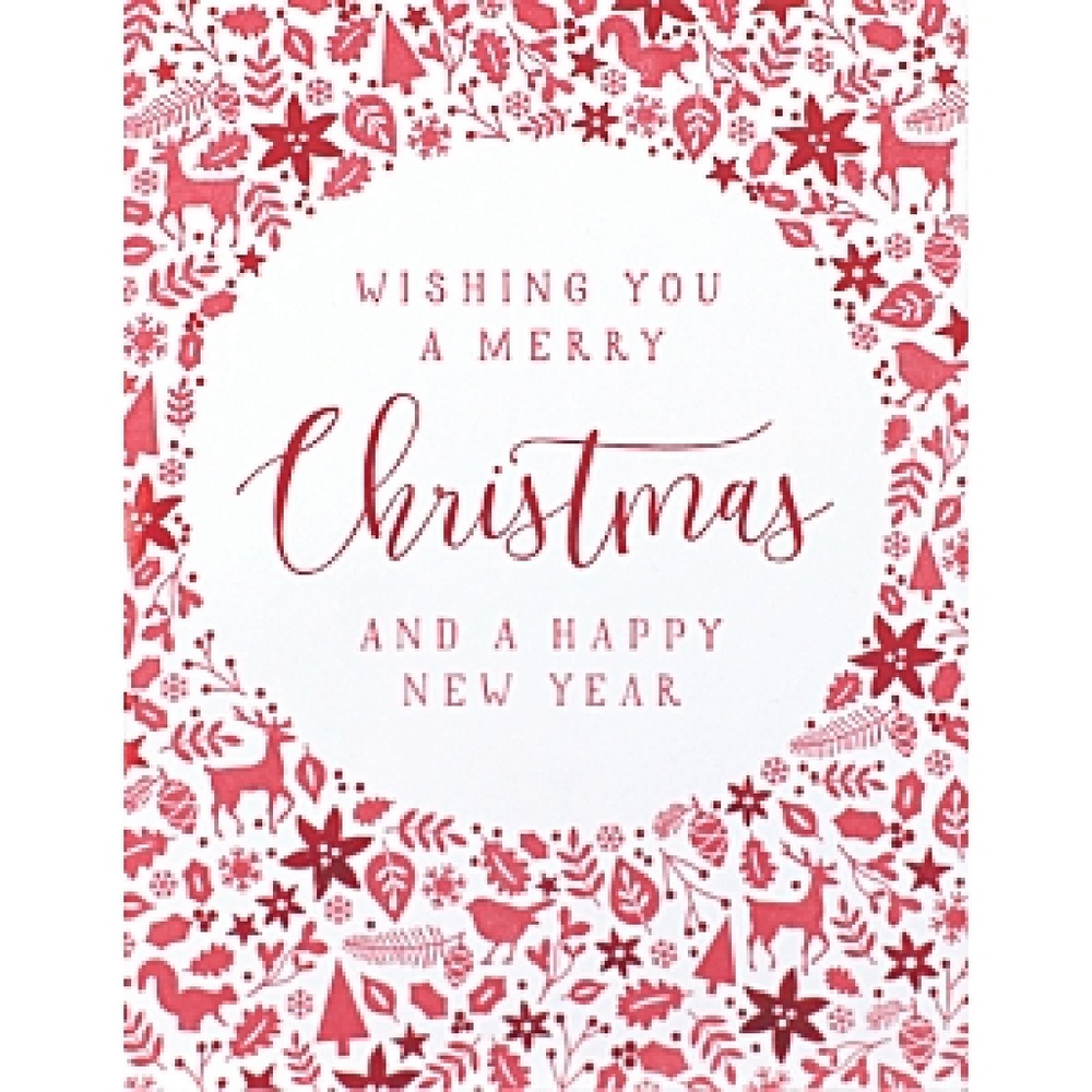 Design Design Merry Christmas Greeting Cards, 8s
